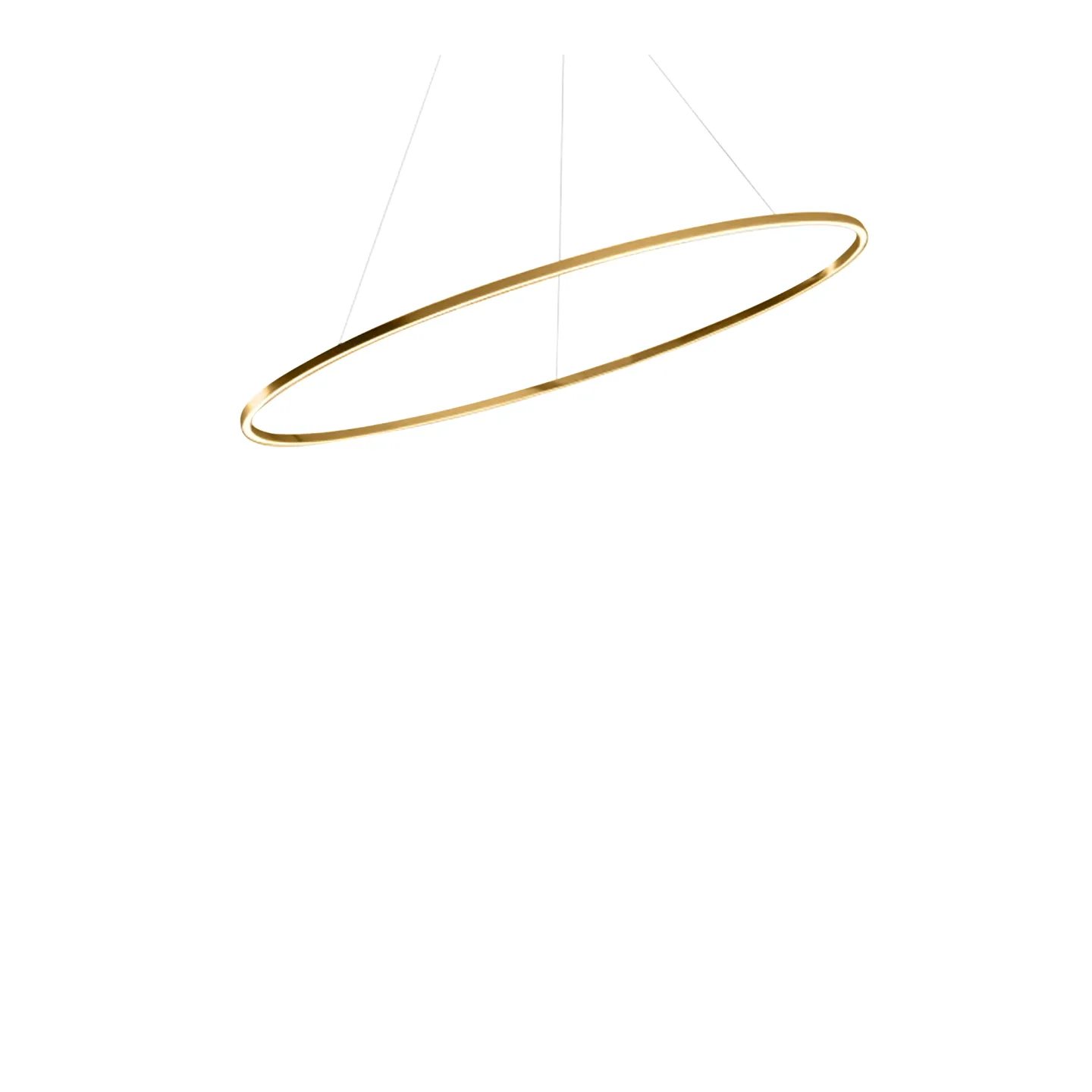 Nemo Lighting - Ellisse Minor Downlight, LED 2700K, Gold Painted - Pendellampor - Federico Palazzari - Guld