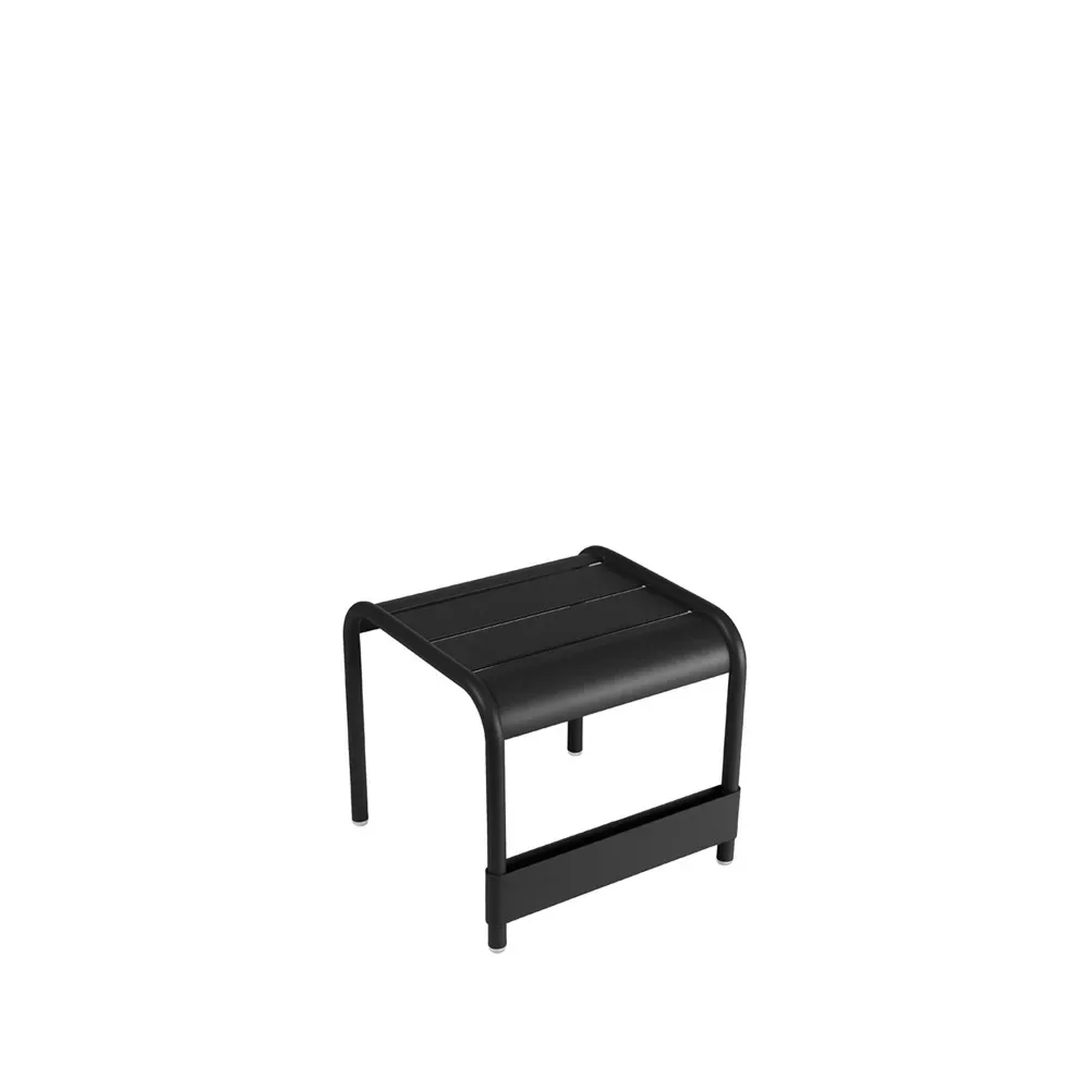 Fermob Luxembourg bord/fotpall Liquorice (svart), small