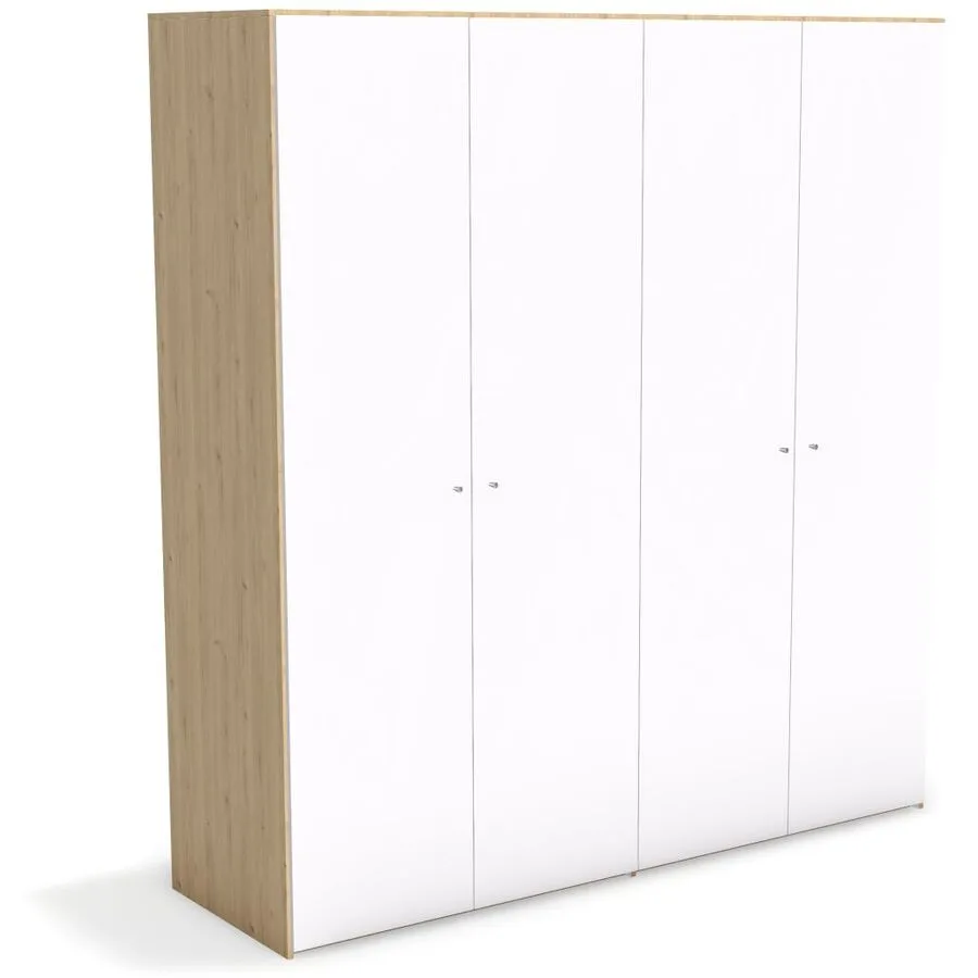 Kleiderschrank Window eiche Holzwerkstoff B 197 cm - Möbel Konfigurator: Traummöbel individuell zusammenstellen