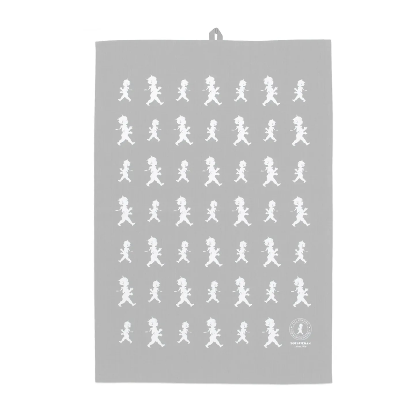 Solstickan Design Solstickan Geschirrtuch 50 x 70 cm Grau-Weiß