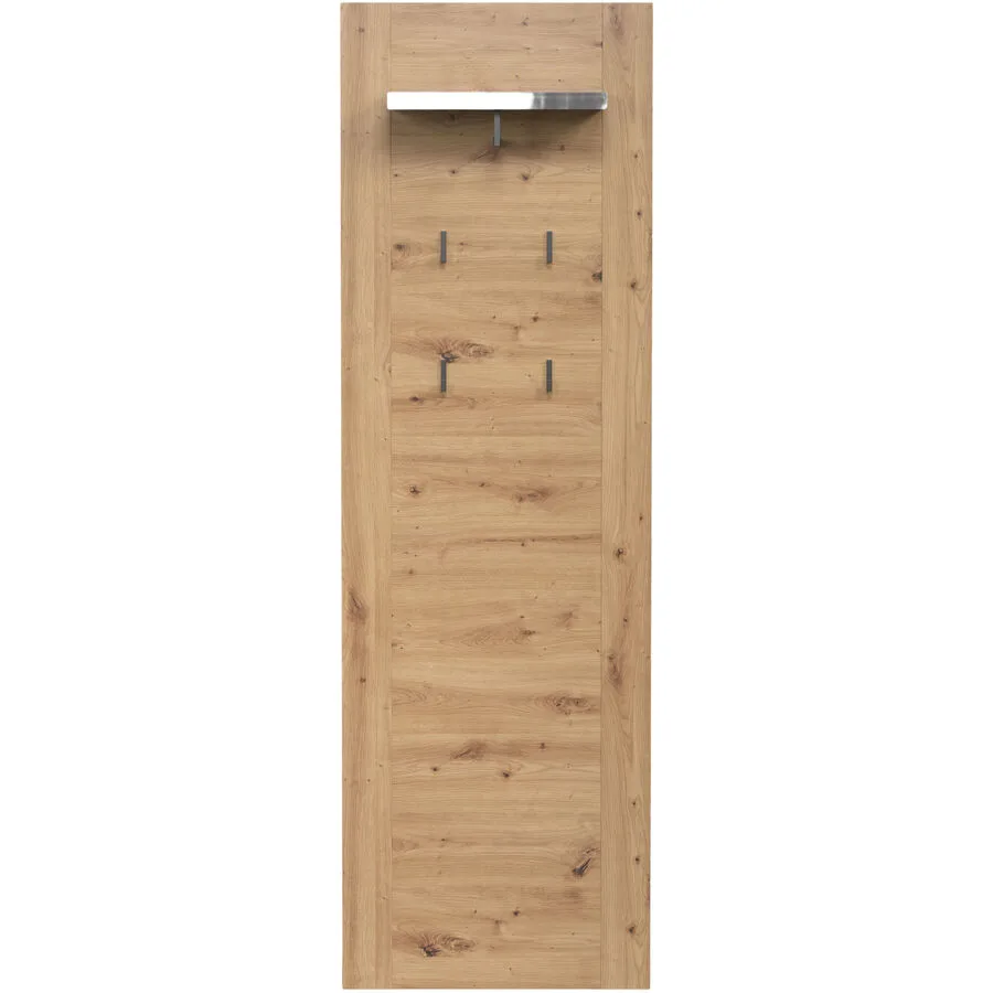 Garderobenpaneel Bergen eiche Holzwerkstoff B 62 T 26 H 199 cm