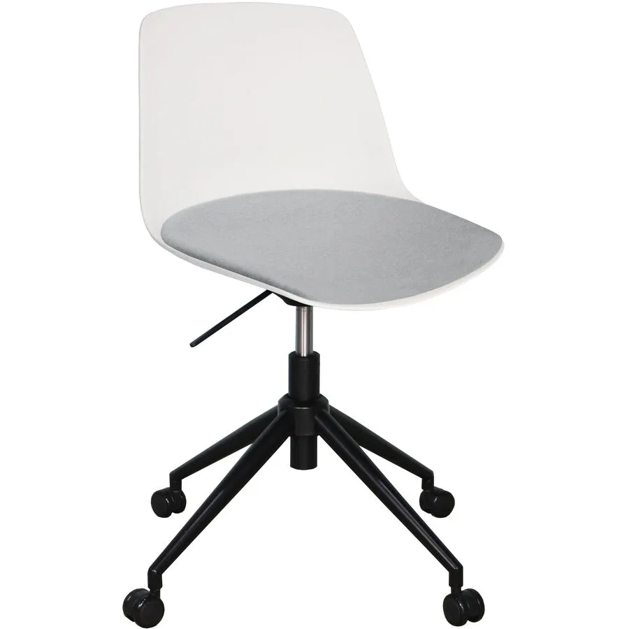 Bürostuhl Livio weiss Polypropylen H 82.5 cm