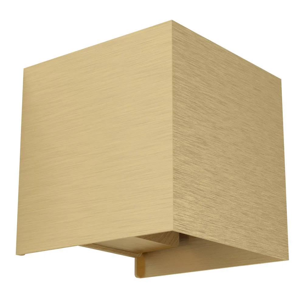 Eglo - Valmontone 10cm - Vägglampa - Borstad mässing
