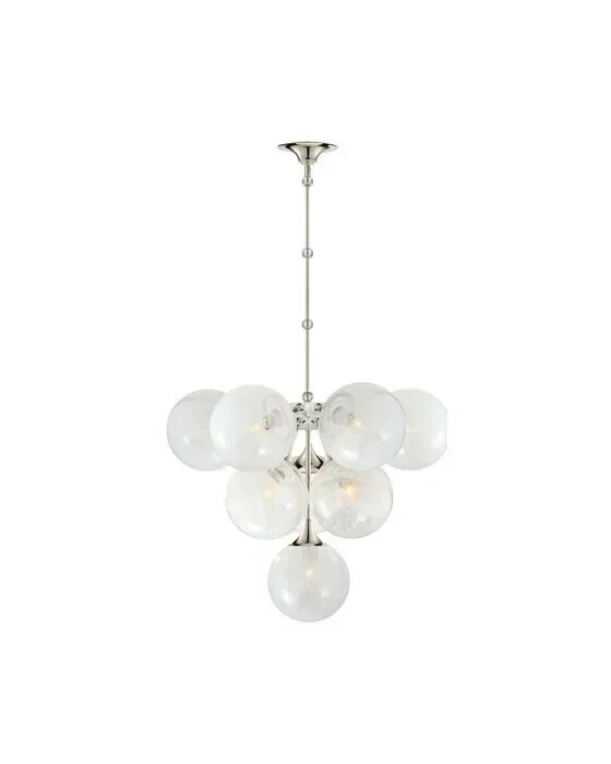 Cristol Tiered Pendant Polished Nickel