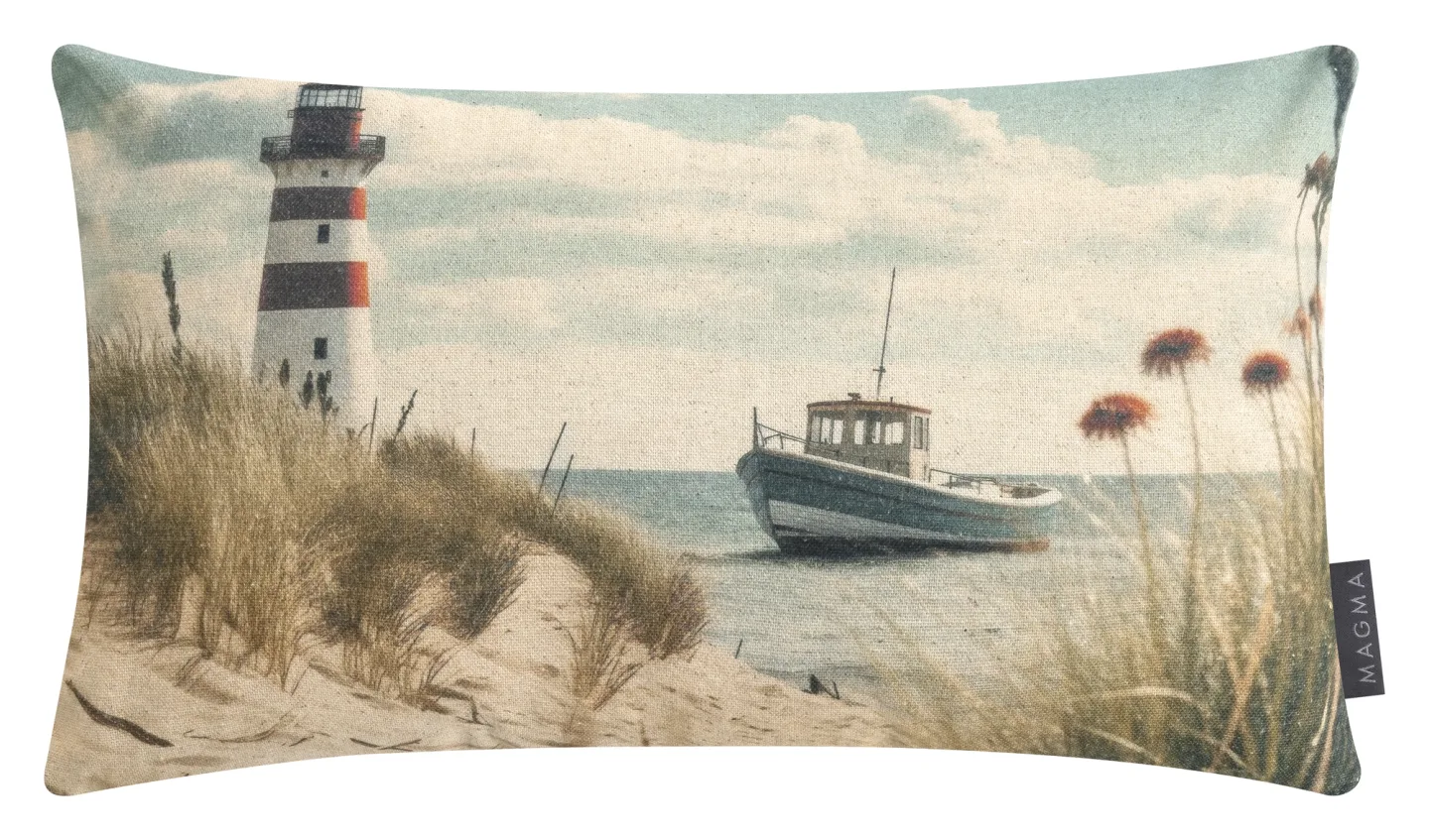Magma Kissenhülle Sea Breeze Leuchturm 30x50 cm | Schubiger Möbel