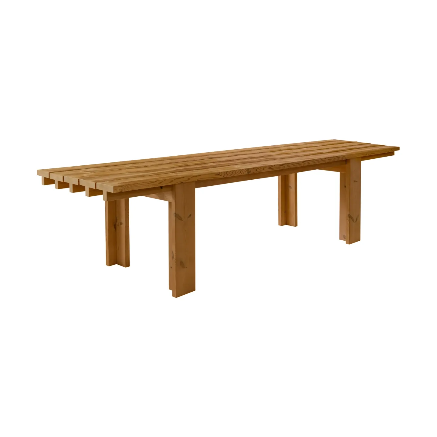 Vaarnii 013 Osa Outdoor Table bord Värmebehandlad furu, 333x94x78 cm