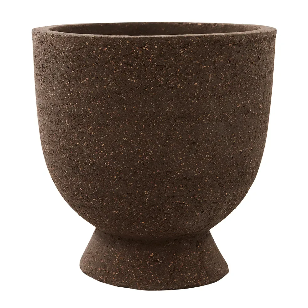 AYTM Terra Blumentopf-Vase Ø20cm Java brown