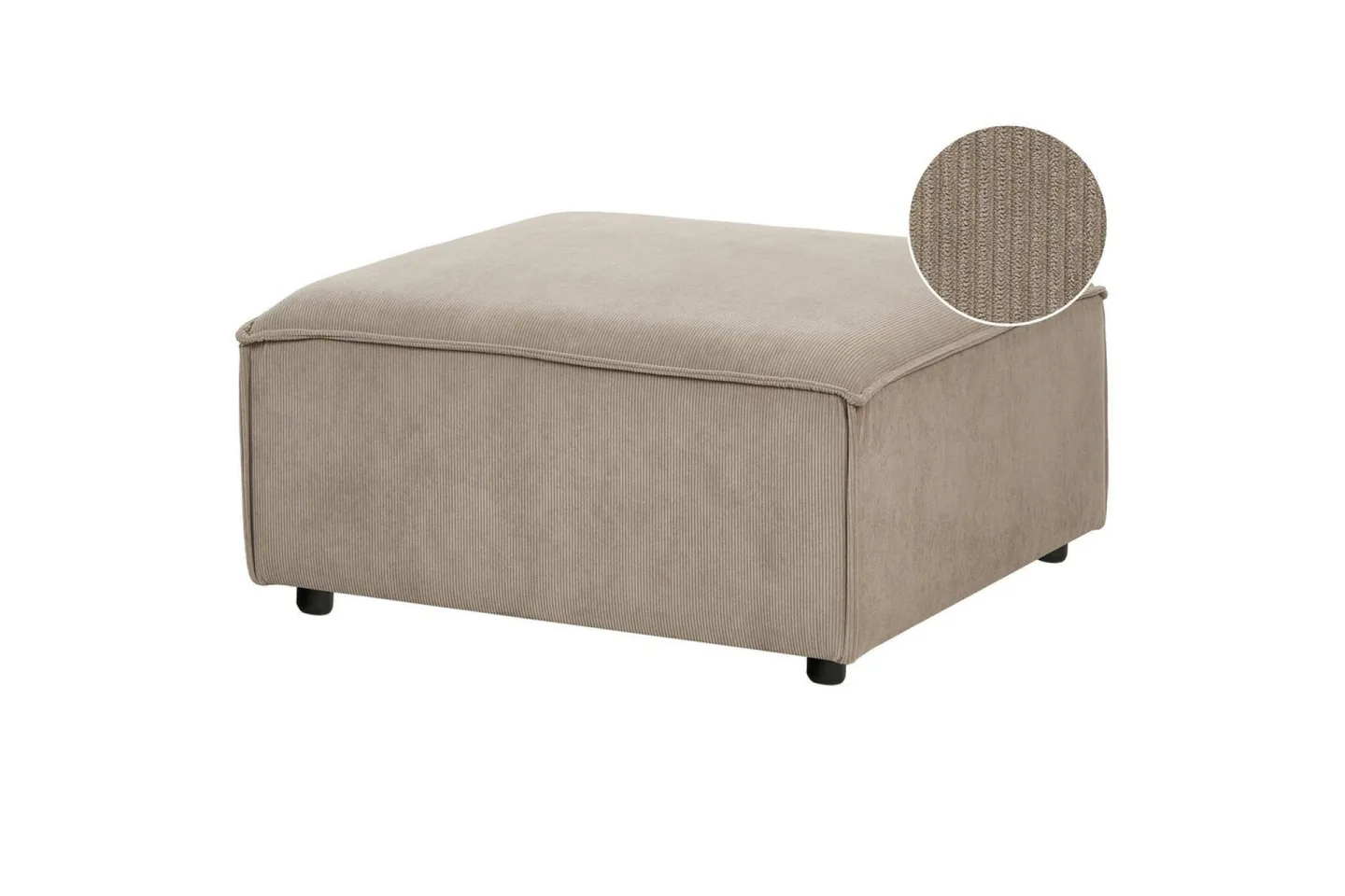 Fotpall Ardal Taupe/svart - Taupe/svart