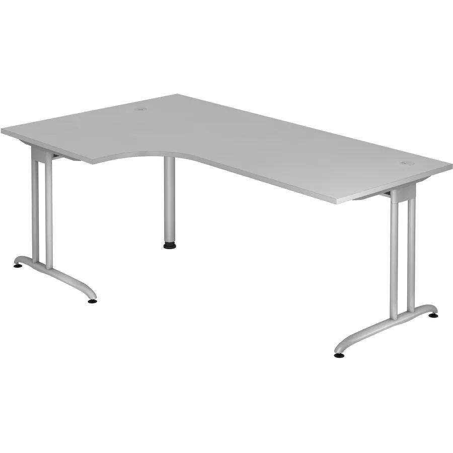 Schreibtisch Office grau Holzwerkstoff B 200 T 120 cm