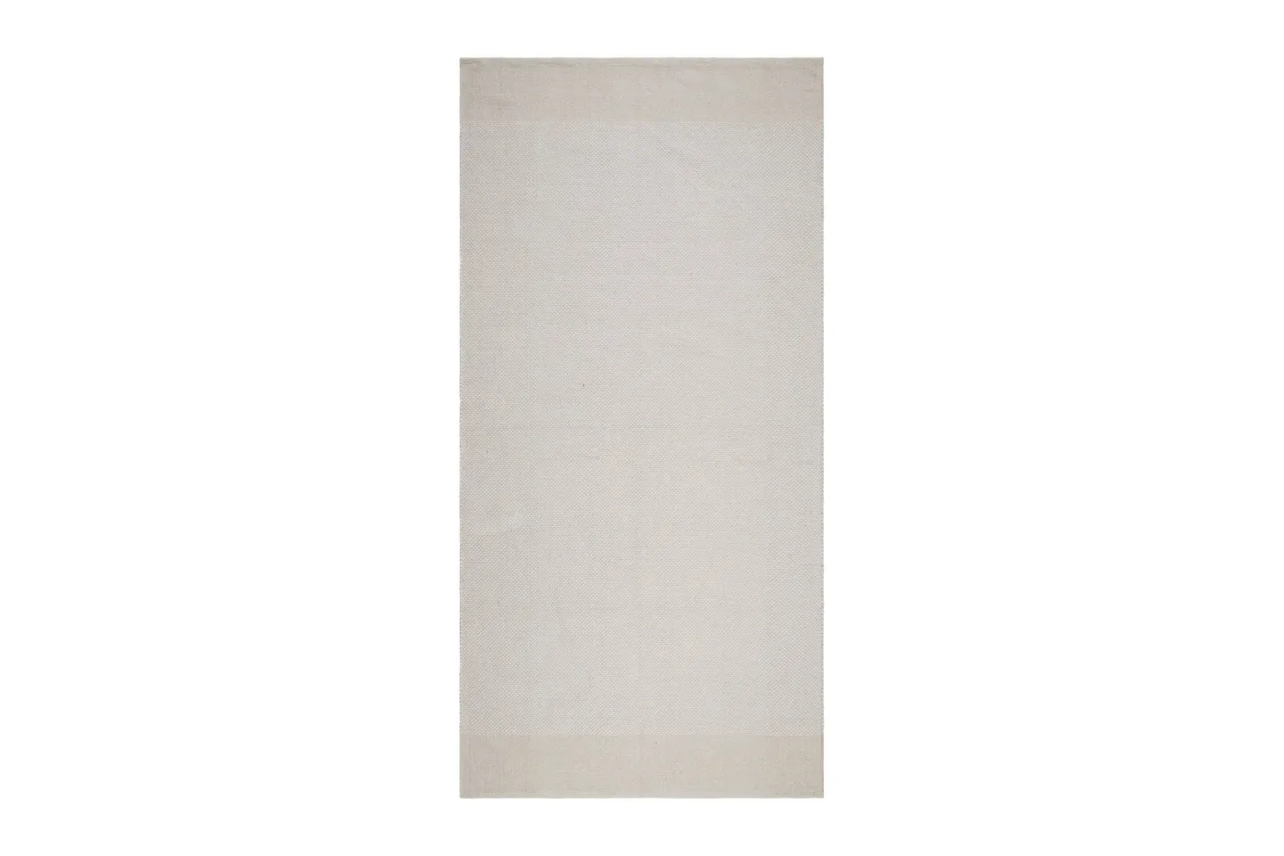 Alva Bomullsmatta 75x340 cm Oval - Creme