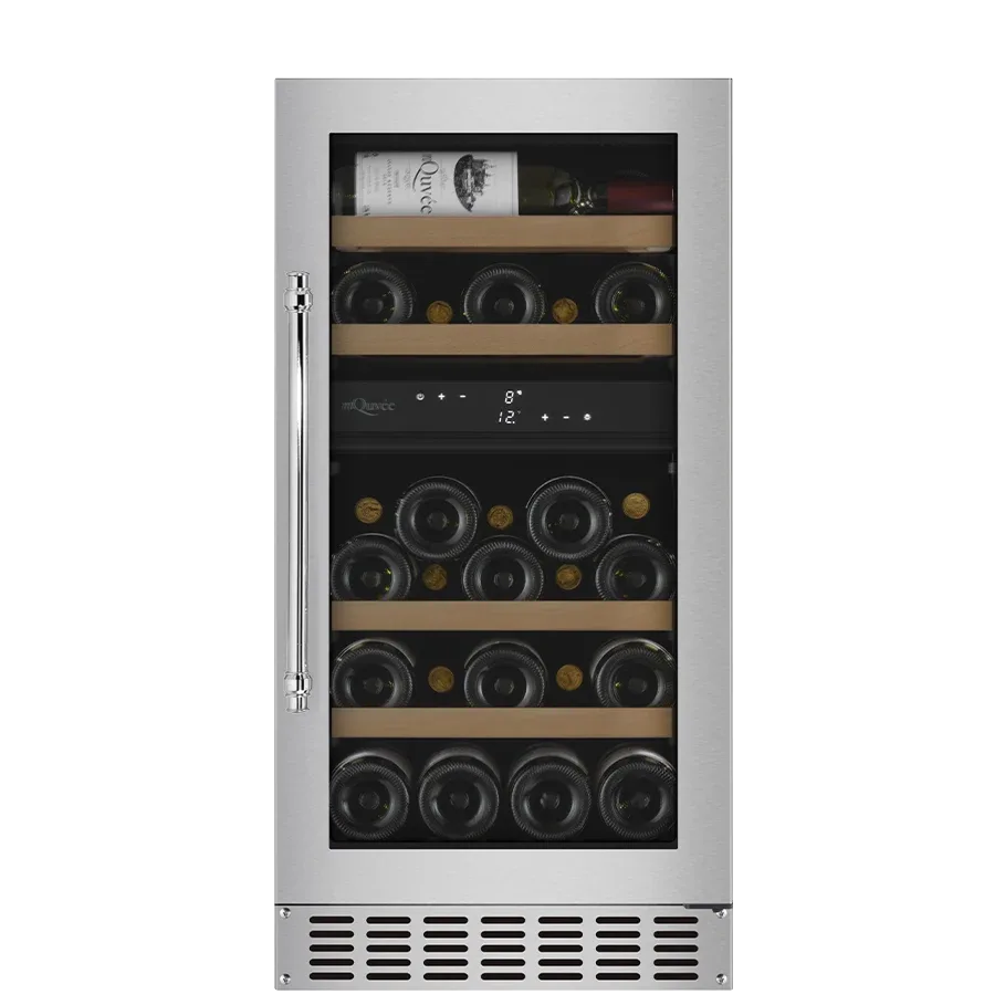 Einbau-Weinkühlschrank - WineCave 700 40D Stainless - Chromgriff
