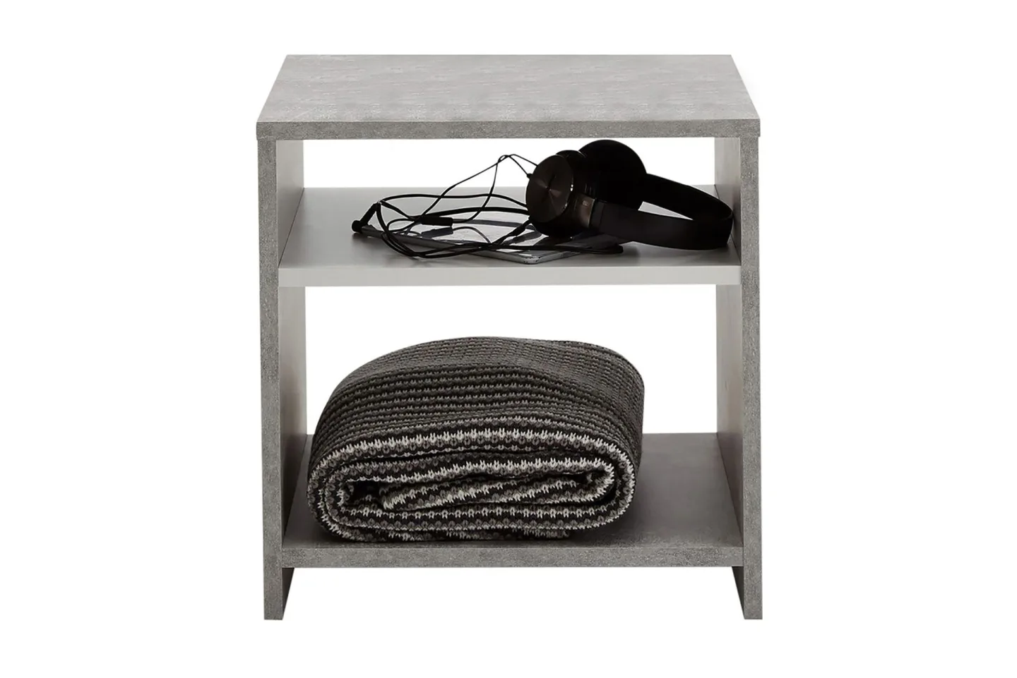 Weihert Sidobord 39 cm - Vit/Grå