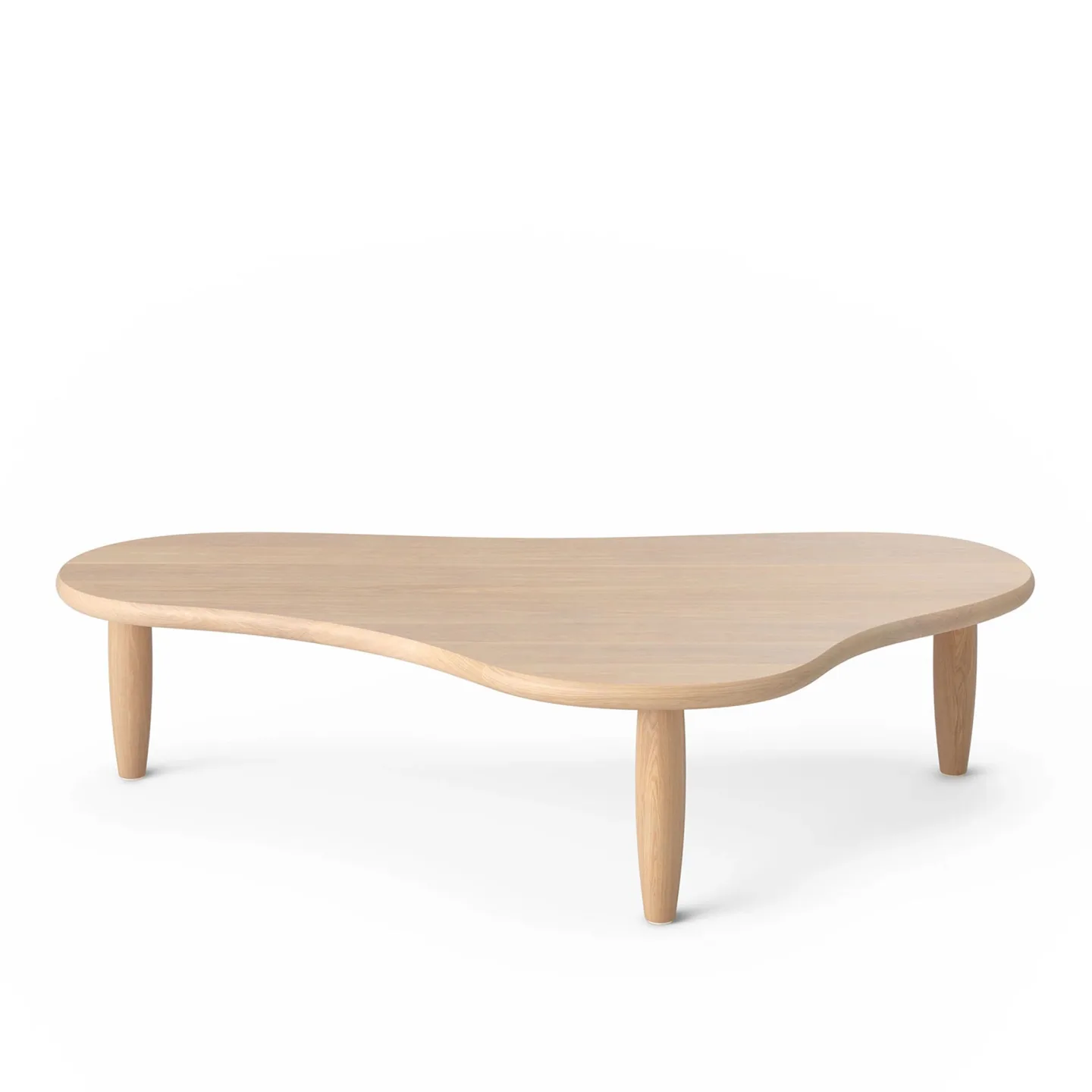 Massproductions - Puddle - Table, Natural Oak - Soffbord - Chris Martin - Träfärgad - Trä