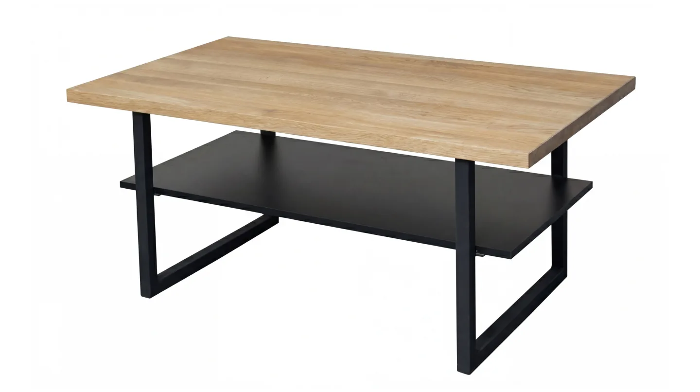 Couchtisch Eiche massiv geölt - 115 x 65 cm - BELLA