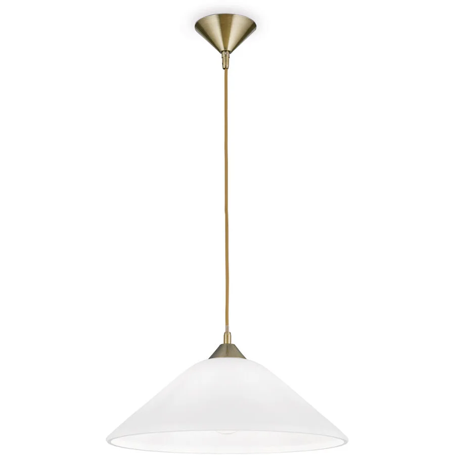 Pendellampe Grado Stahl 40 cm 40 cm - Farbe: Altmessing