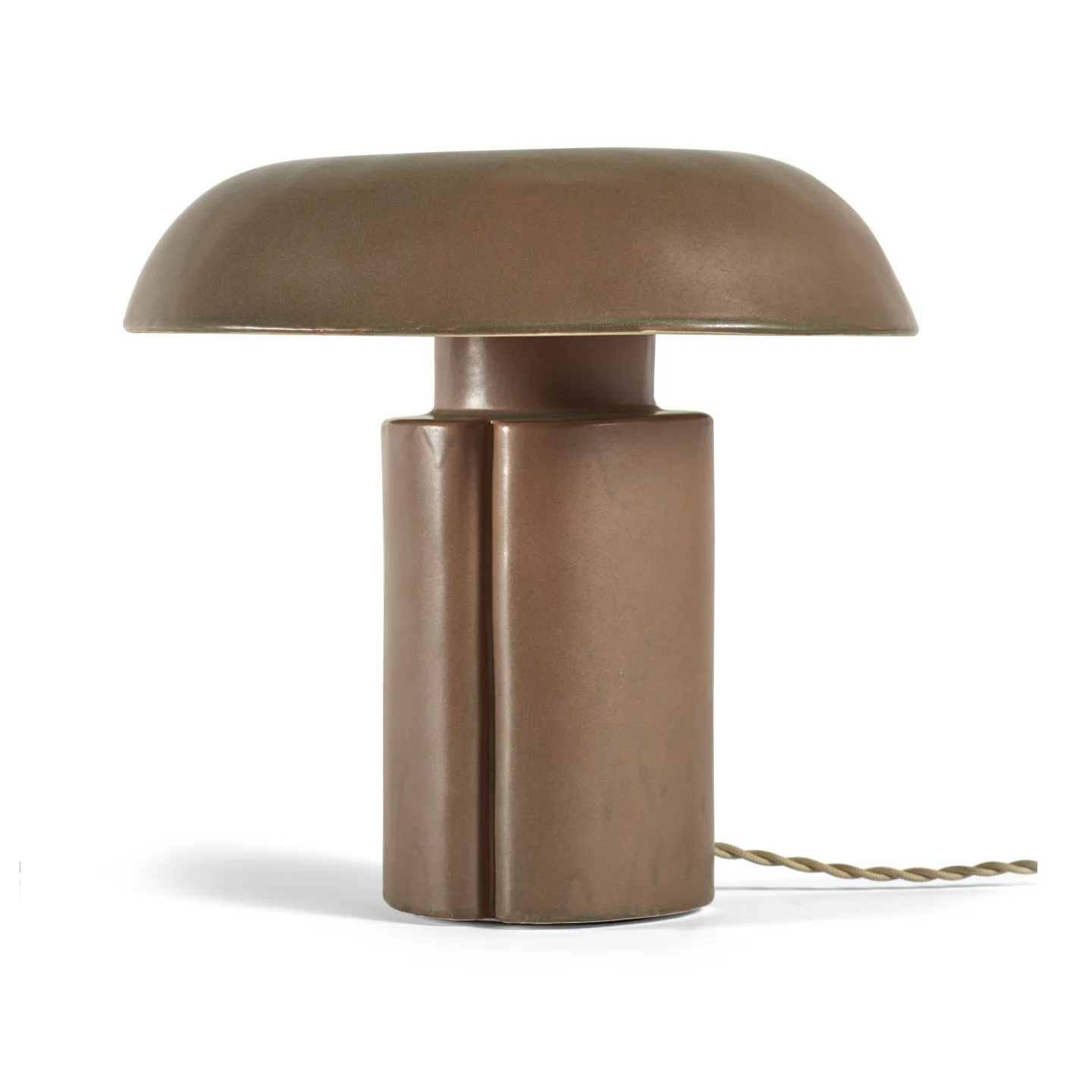 Serax - Table Lamp Brown Oliver - Bordslampor - Anita Le Grelle - Brun - Porslin