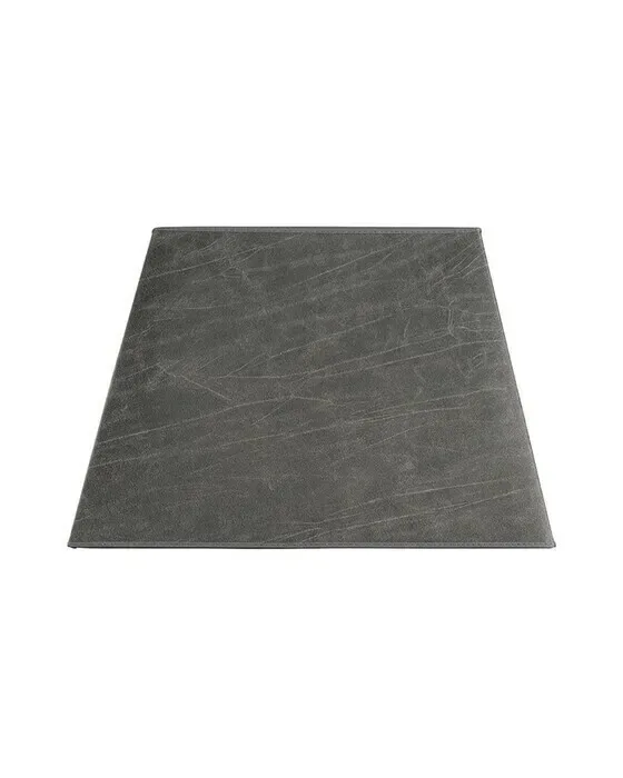 Firkantet lampskærm leather grey