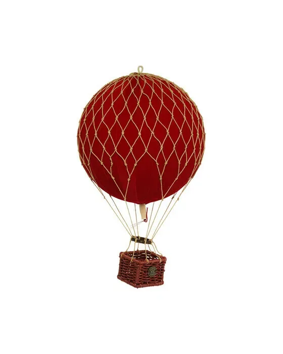 Travels Light Hot Air Balloon Velvet Red
