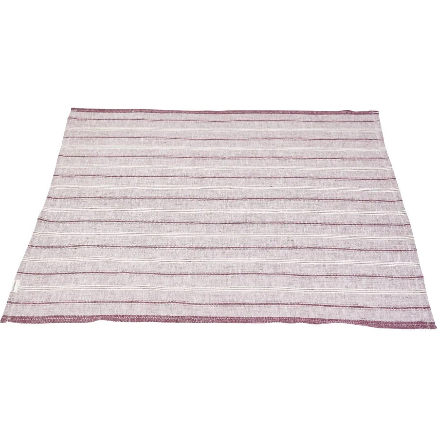 Journey Living Küchentuch Juliette "Stripe" Cassis Streifen Leinen 70 x 50 cm