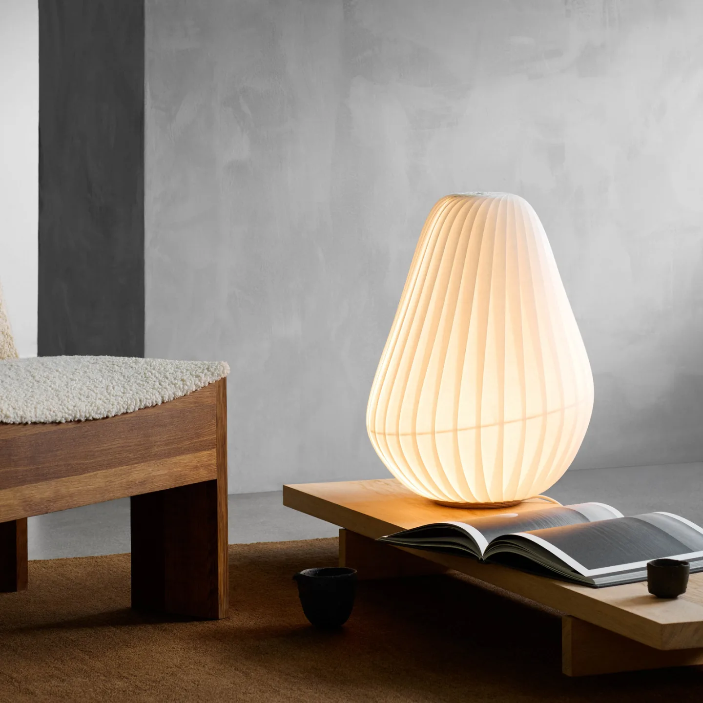 TR31 Bordlampe PC/Nonwoven White - Tom Rossau - Plast