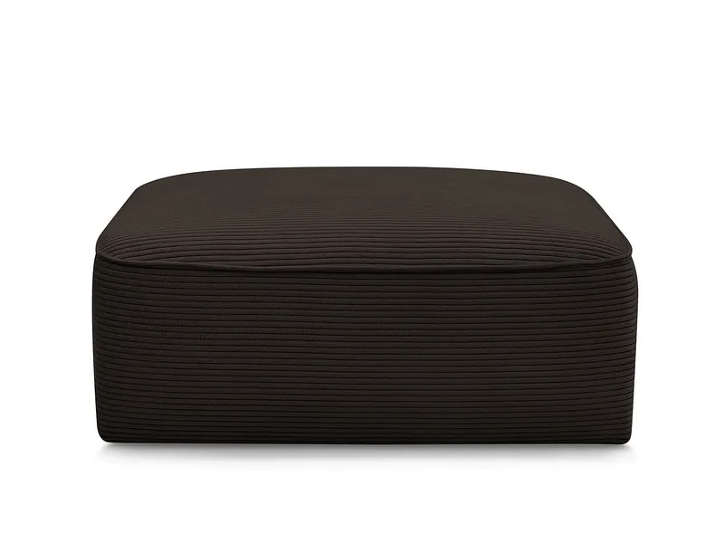 Hocker BOBOCHIC LEOPOLD 90x96x42cm cord-stoff rotbraun