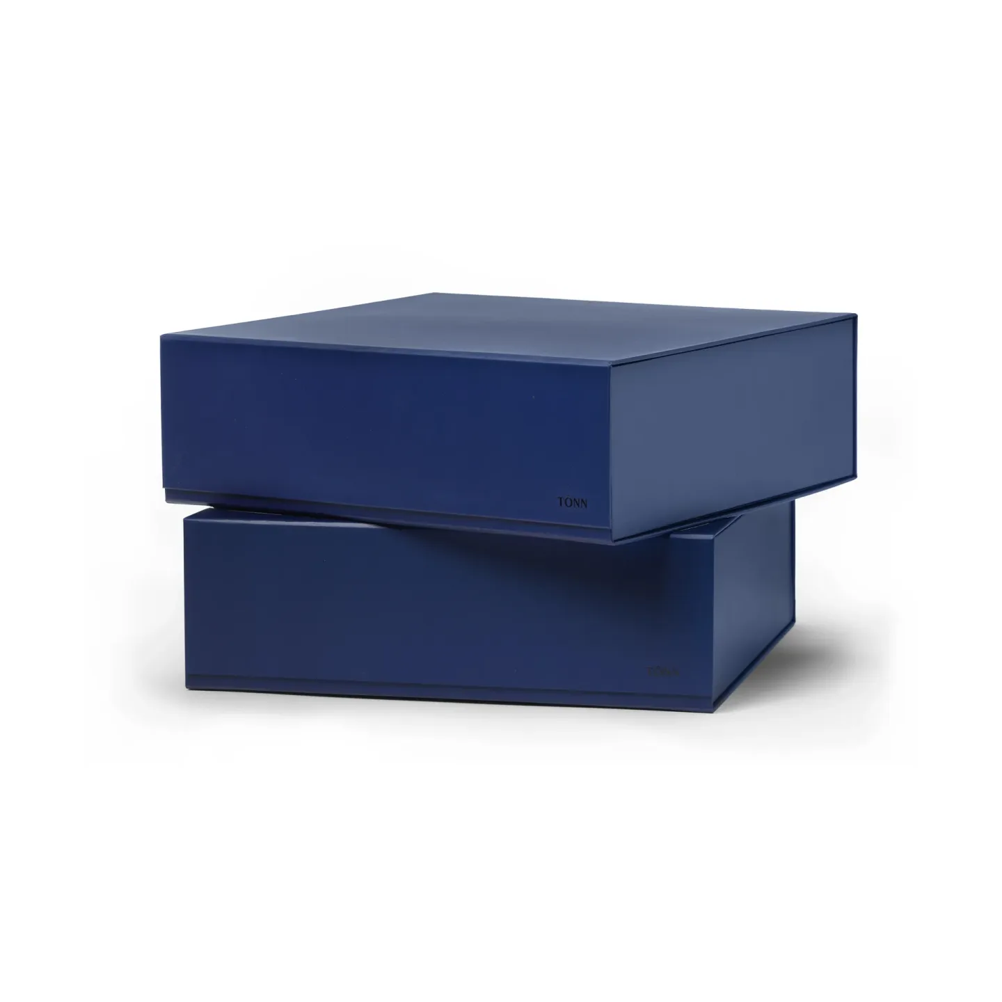 TÔNN furniture Pac box Aufbewahrungsbox Midnight blue, groß 32,5x10,5x30 cm, 2-teilig