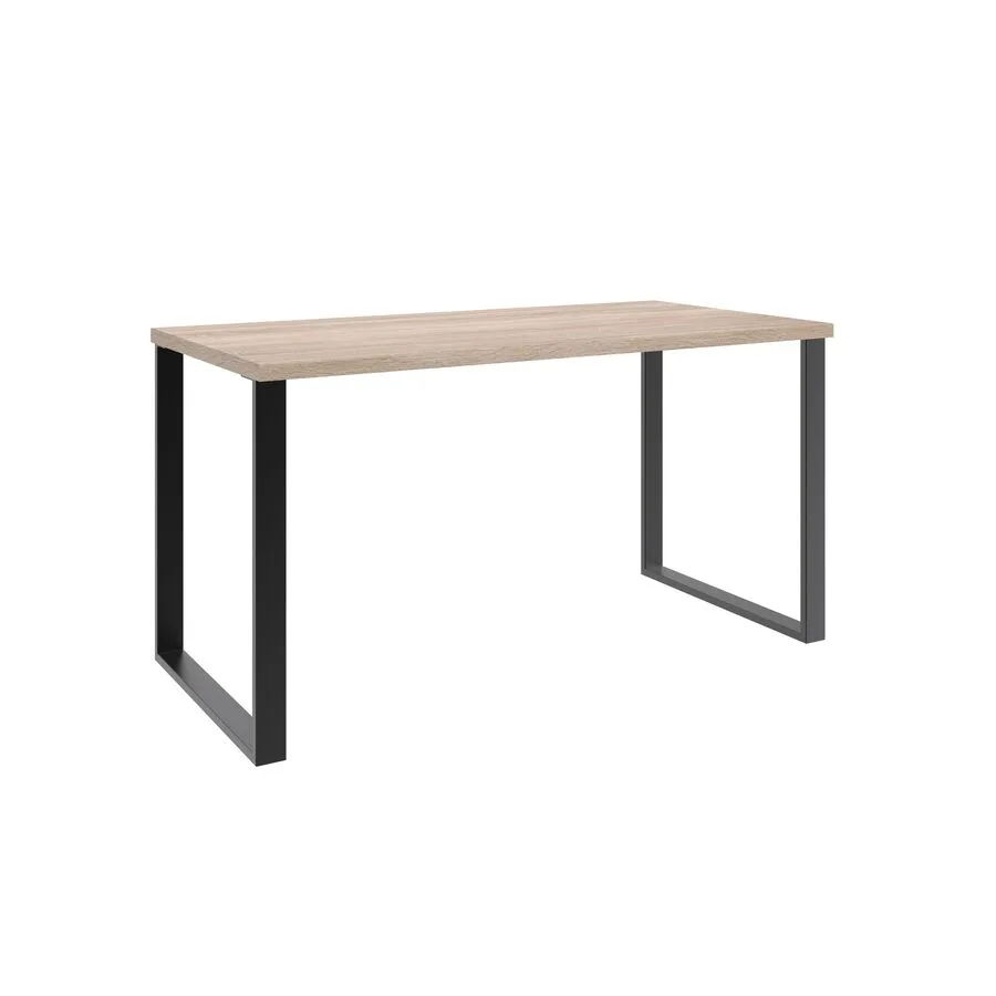 Tisch Zain Eiche sägerau Holzwerkstoff B 140 T 70 cm