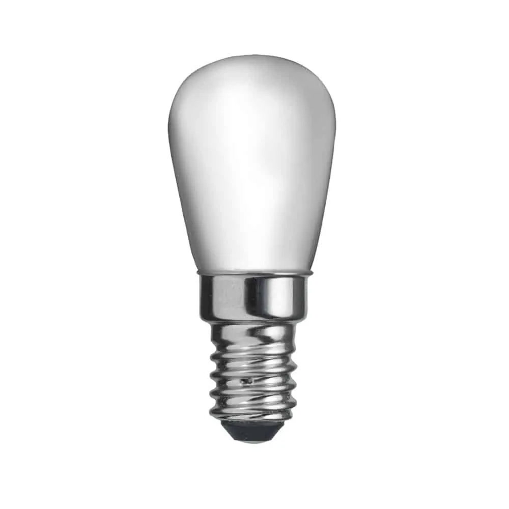 Päronlampa LED Matt 3,3W 2500K dimbar E14