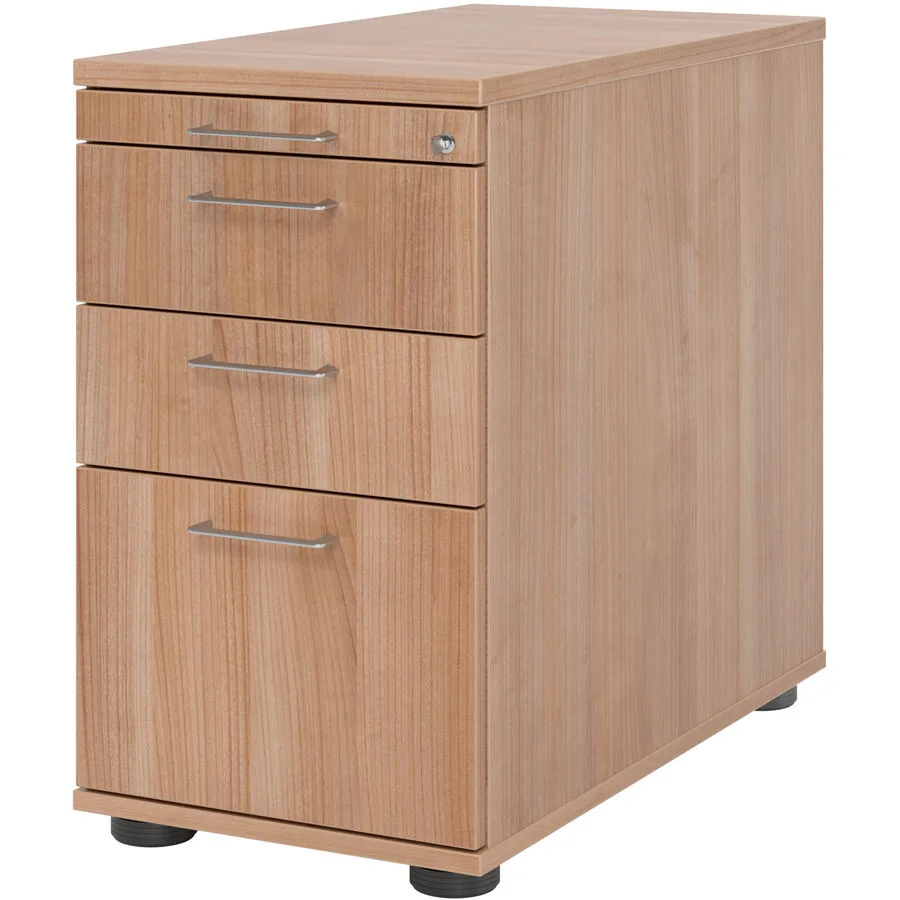 Standcontainer Office nussbaum Holzwerkstoff B 42.8 H 76 cm