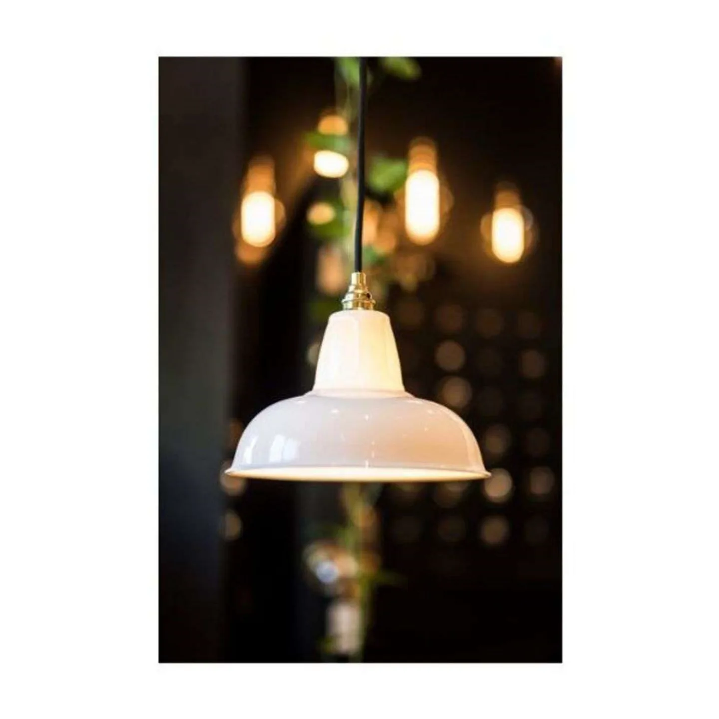 Silhouette Hängelampe, Porzellan opal, Baldachin - Coolicon - Wohnzimmer - Design - Sonstige