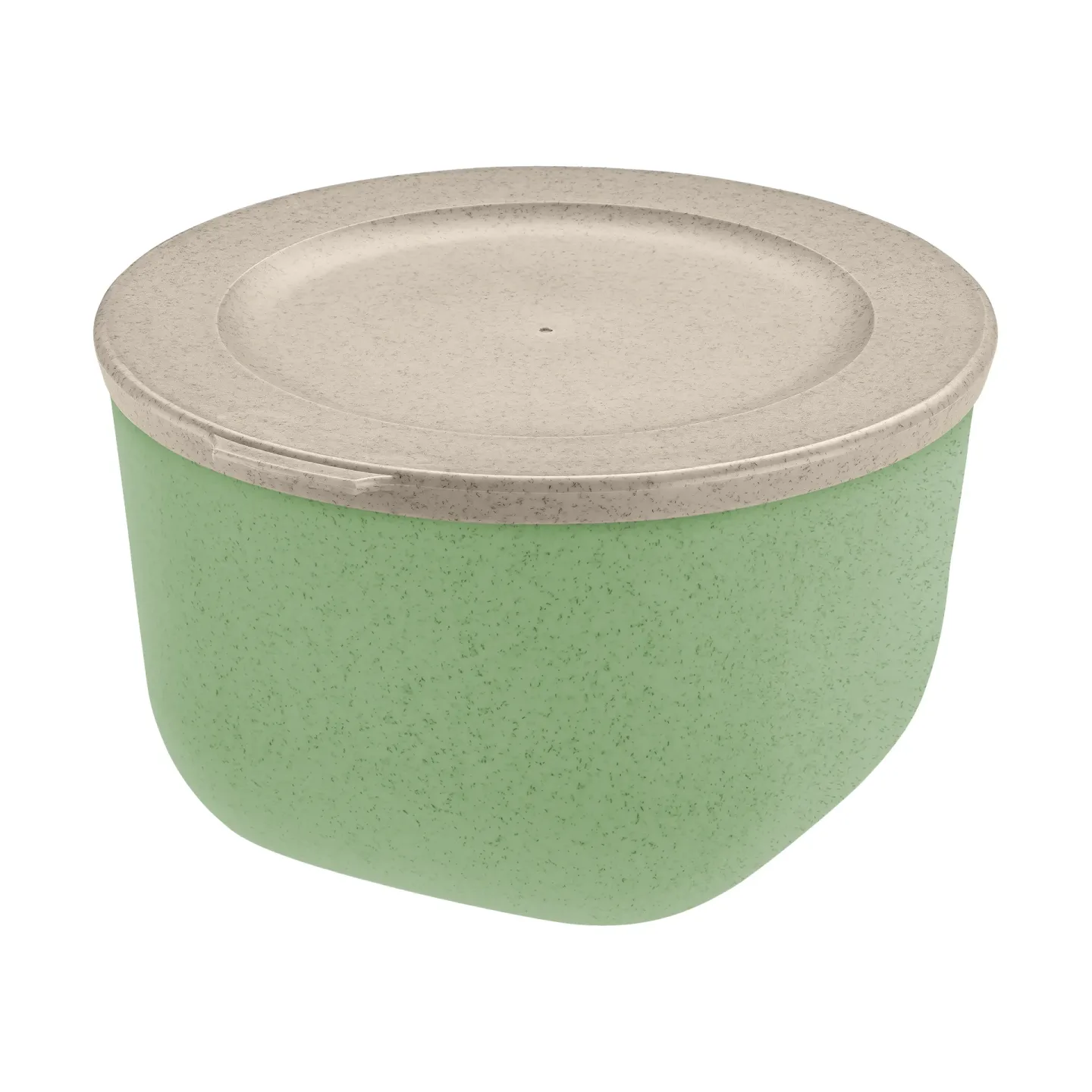 Koziol Connect Schüssel mit Deckel 1 L biozirkulärer Thermoplast Nature leaf green