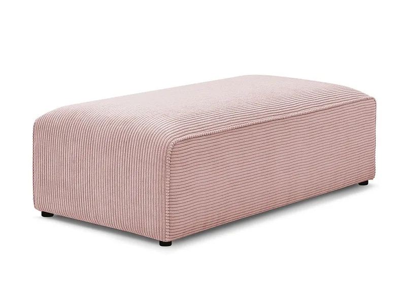 Hocker BOBOCHIC MEGEVE 70x140x45cm cord-stoff rosa