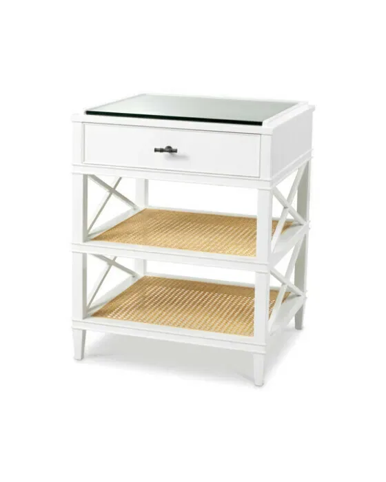 Bahamas Side Table Piano White