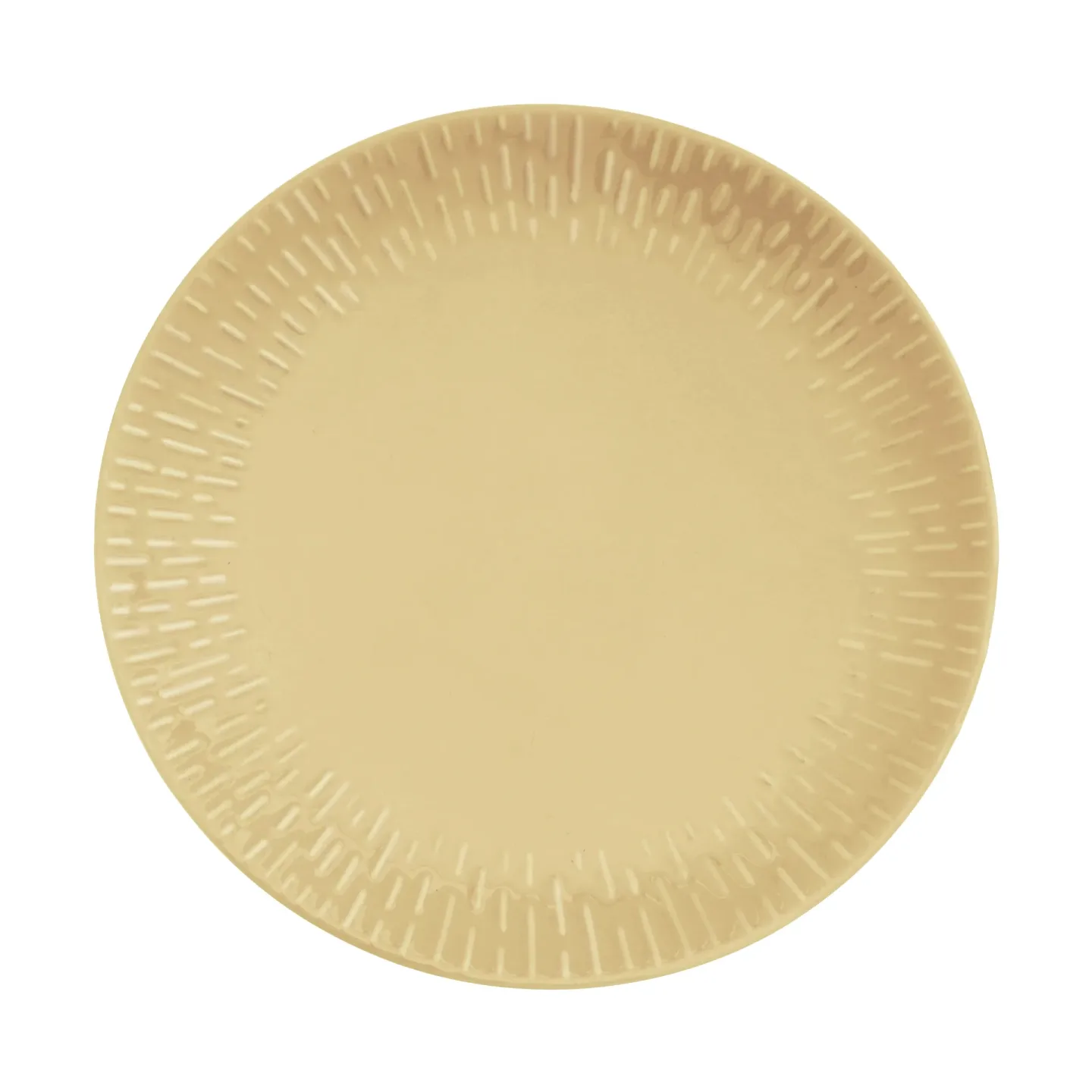 Aida Confetti Teller Mustard, Ø27,5 cm