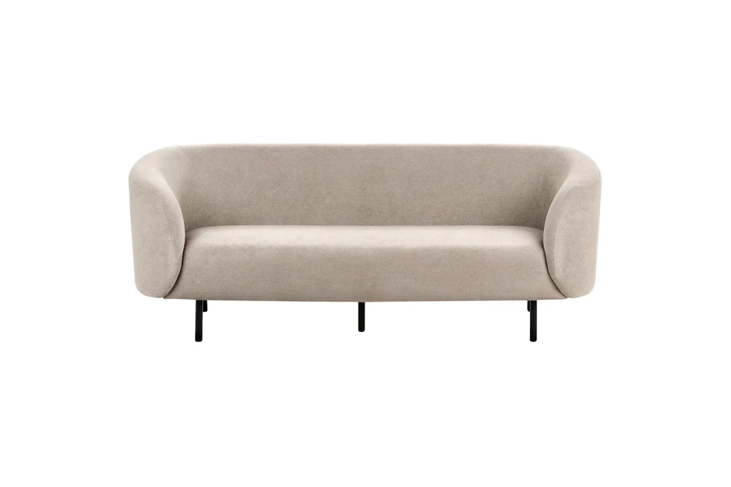Tuka Soffa 3-sits - Beige/Svart/Grå