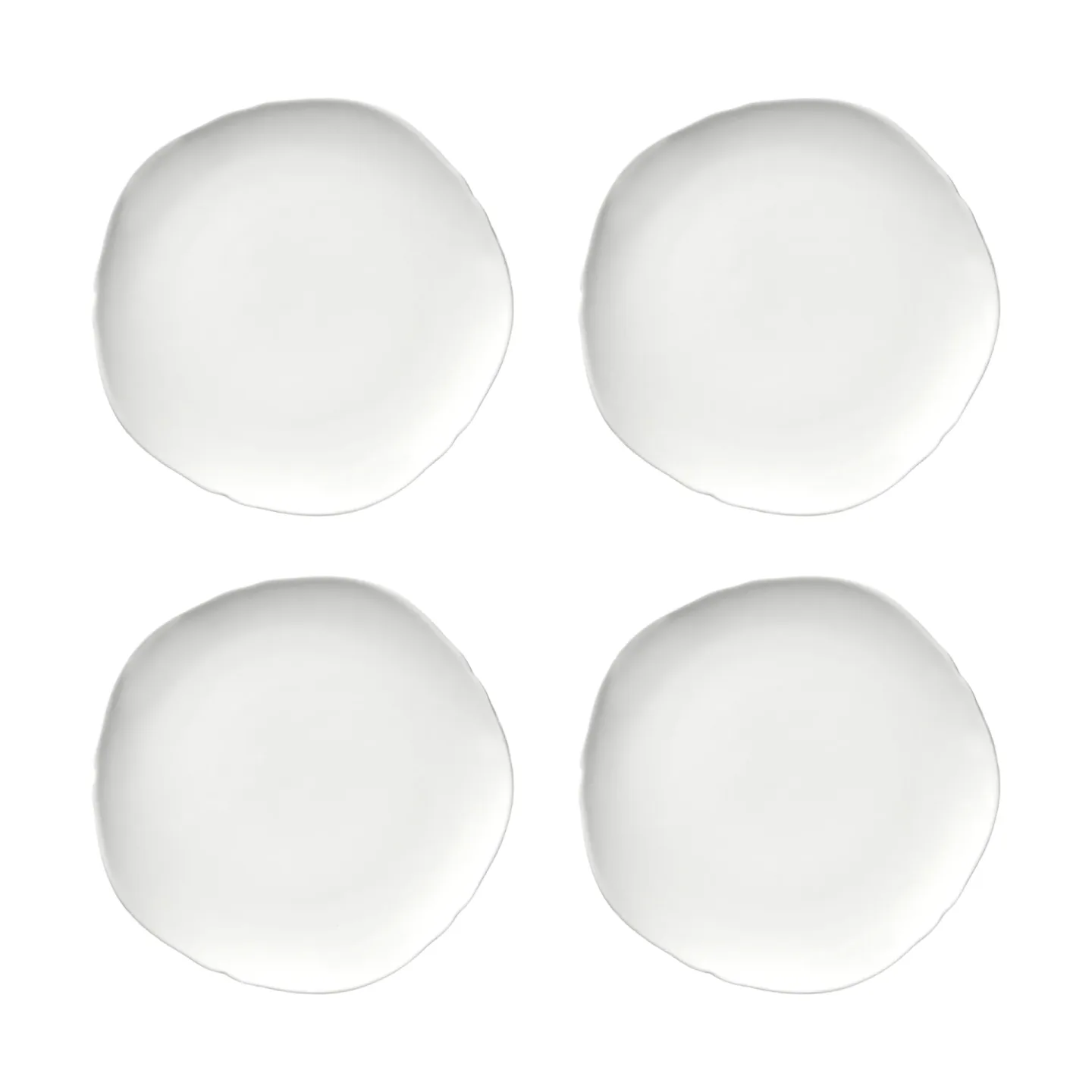 Serax Silhouette Teller XXS Ø15 cm 4er pack White