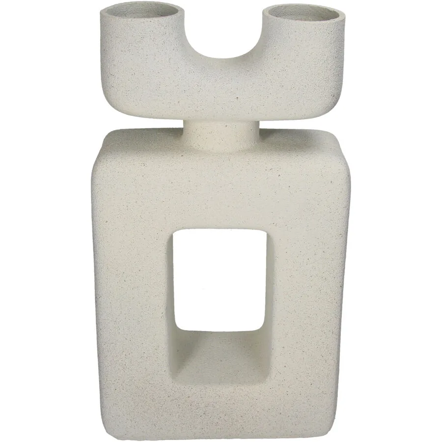 Dekoration Levend weiss Polyresin B 12 H 42 cm