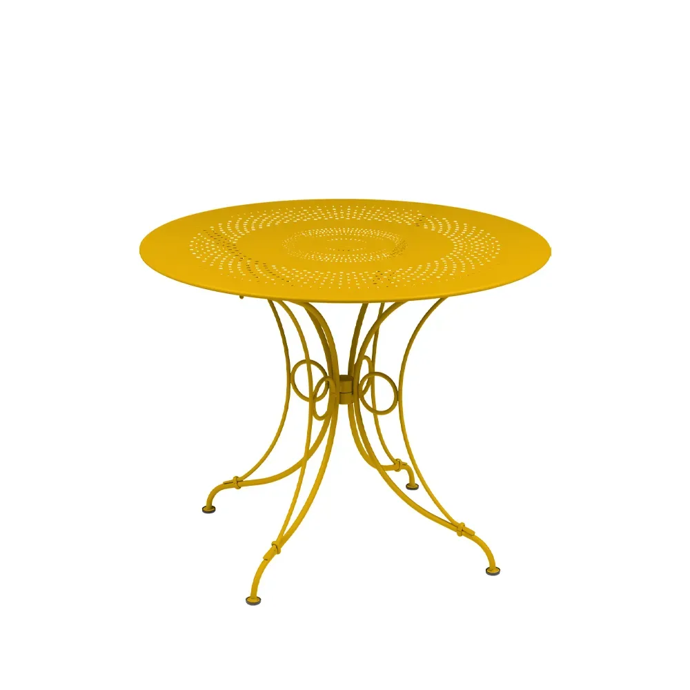 Fermob 1900 bord Ø96 cm Honey (gul)