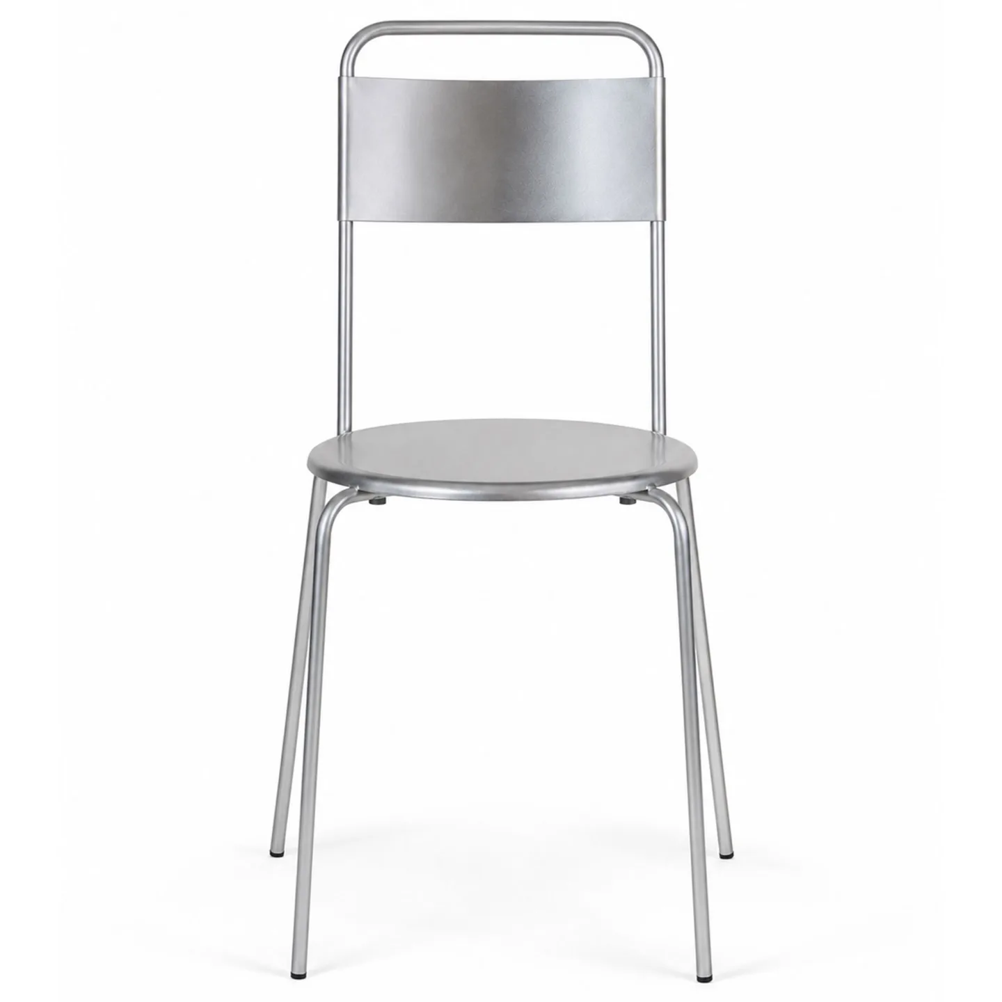 Frama - Petit Rond matstol stainless steel - Matstolar - Troels Grum-Schwensen - Silver - Metall