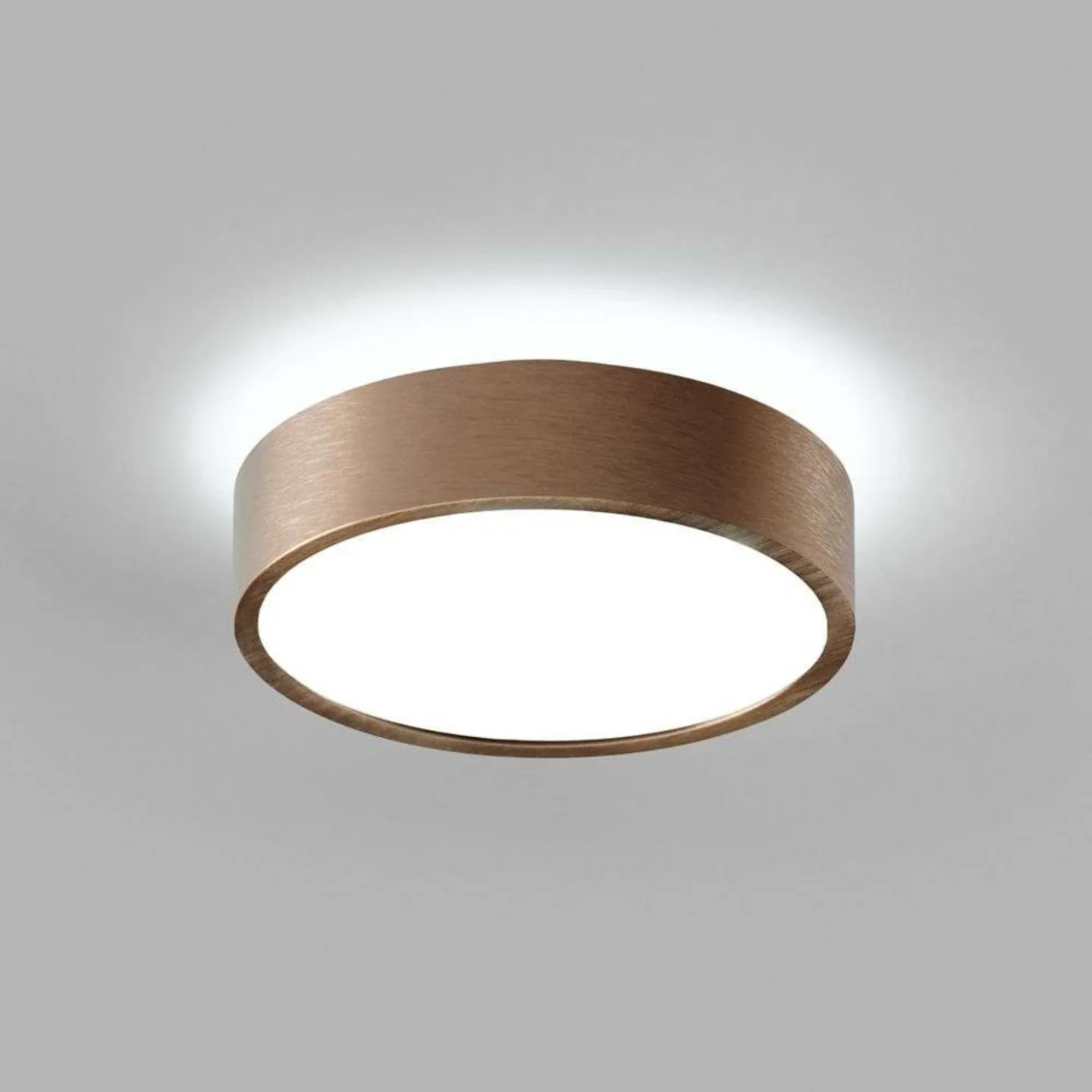 Shadow 2 Deckenleuchte, IP54, 6,5 cm, messing - LIGHT-POINT - Wohnzimmer - Aluminium