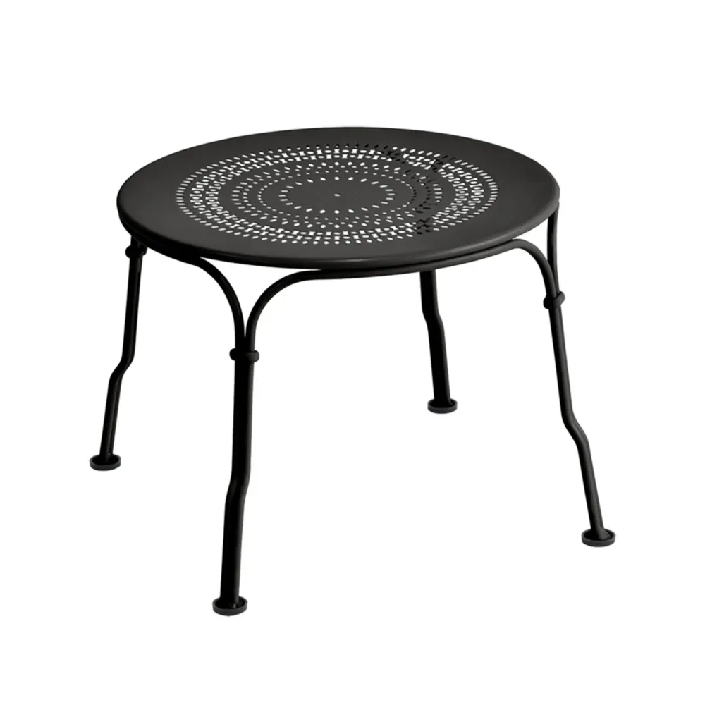 Fermob 1900 bord lågt Liquorice (svart)