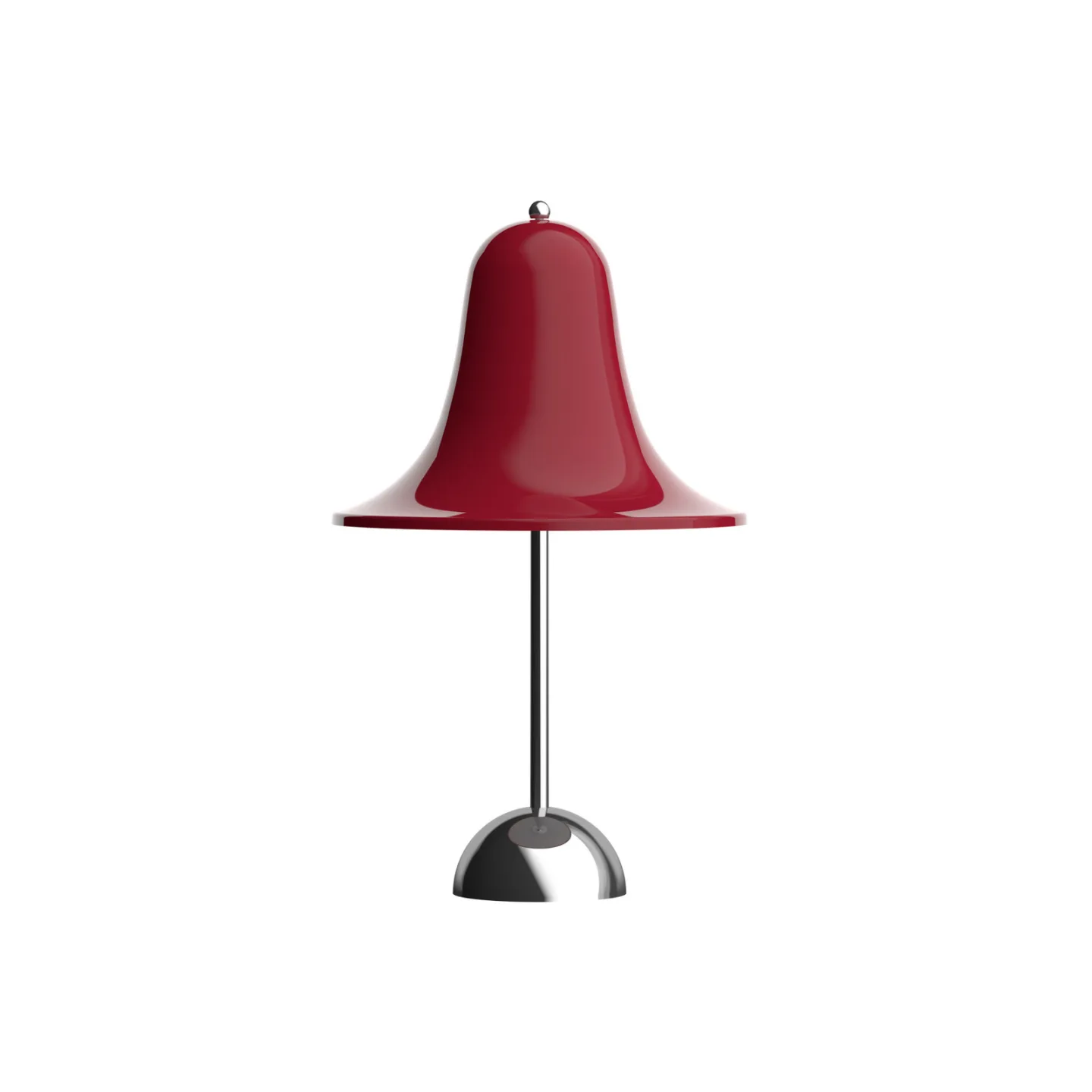 Verpan - Pantop Portable Table Lamp, Cherry Red - Portabla lampor - Verner Panton - Röd - Metall