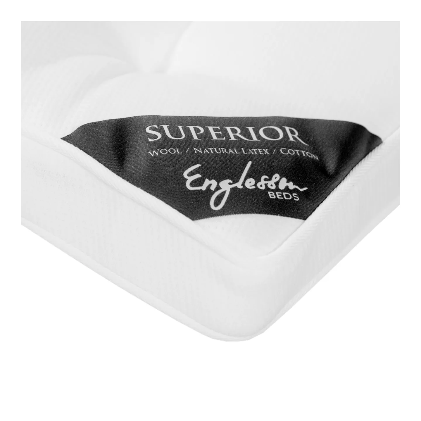 Englesson - Bäddmadrass Superior 90Wx210L, White - Madrasser - Textilmaterial/Syntetiskt/Skum