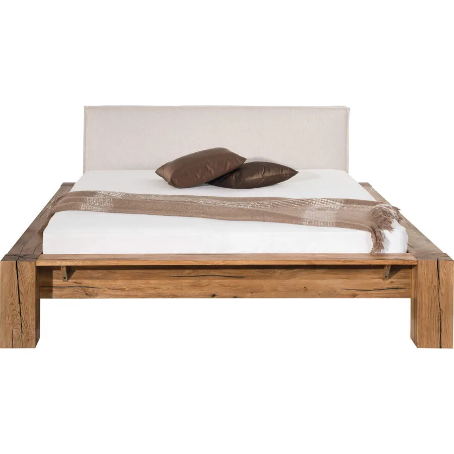 Modular Bett Emilia Braun Holz 140 x 200 cm