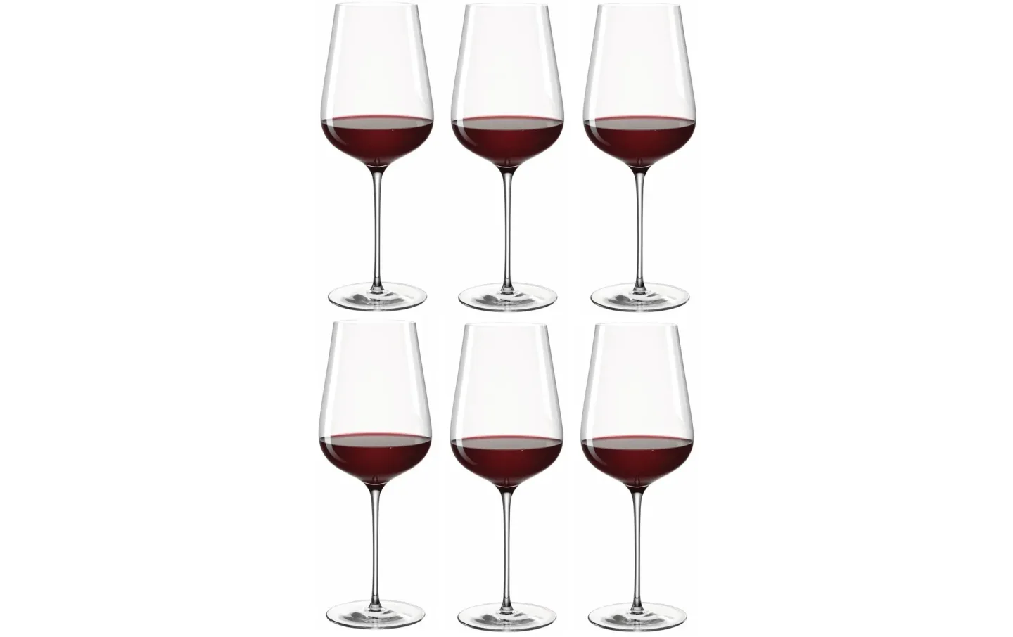 Alltron Rotweinglas Brunelli 740 ml, 6 Stück Transparent | Schubiger Möbel
