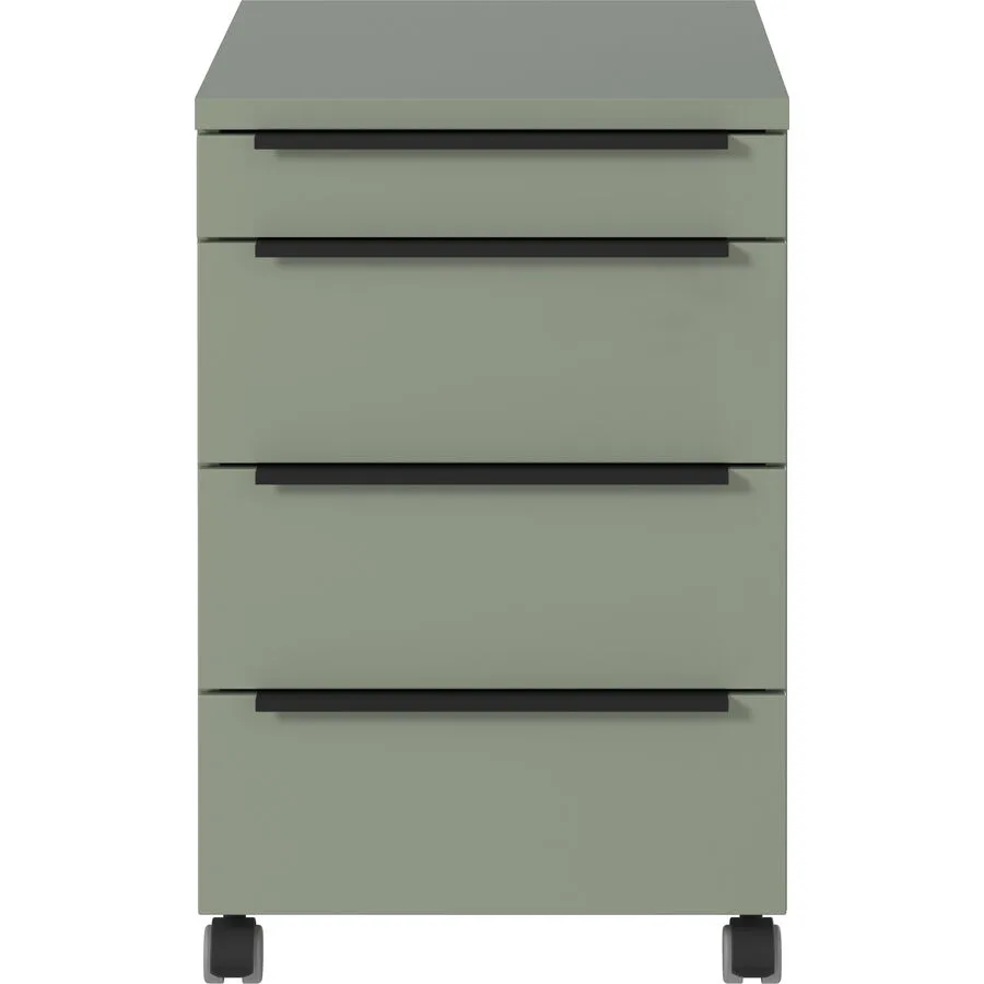 Rollcontainer Rya grün Holzwerkstoff B 42 H 63 cm
