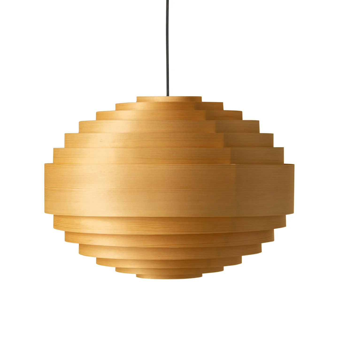 Vaarnii 1002 Hans Pendant pendel Matt oljevaxad furu, Ø46 cm