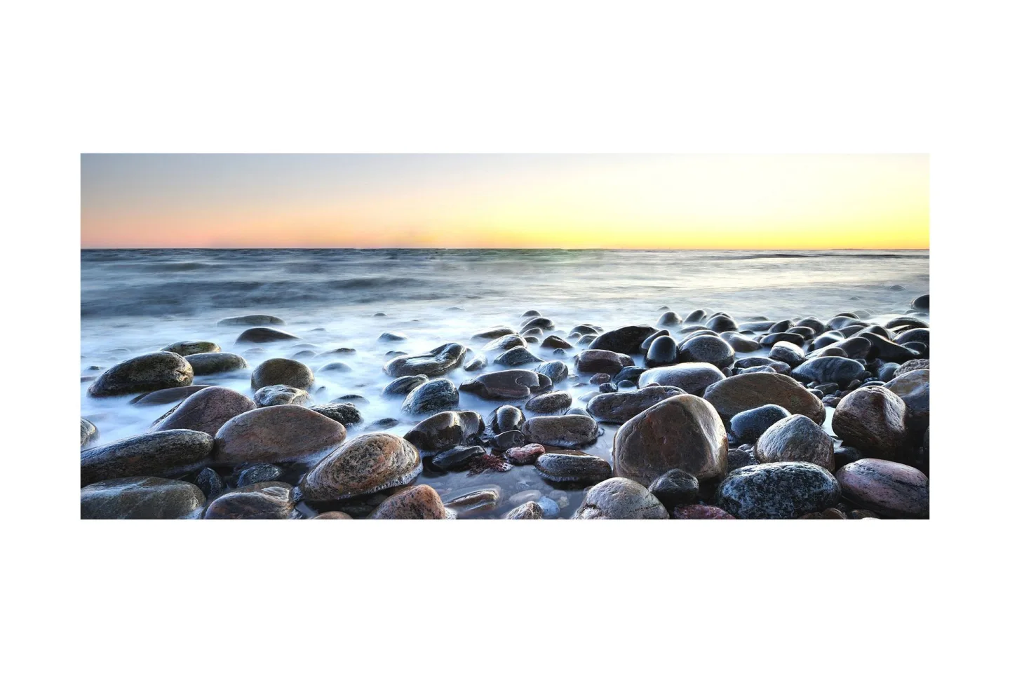 Canvastavla Coast - 60x139 cm