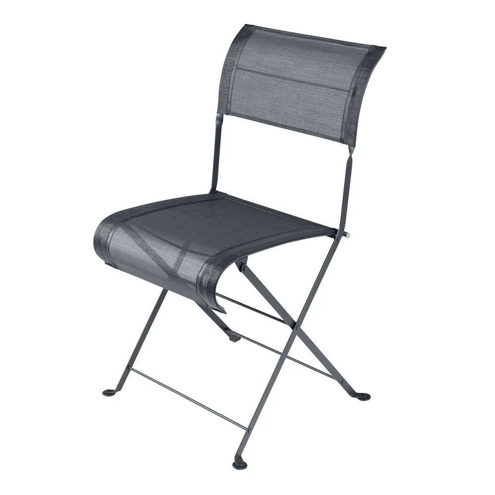 Fermob - Dune Premium Chair Anthracite 47 - Matstolar utomhus - Pascal Mourgue - Grå - Metall/Plast