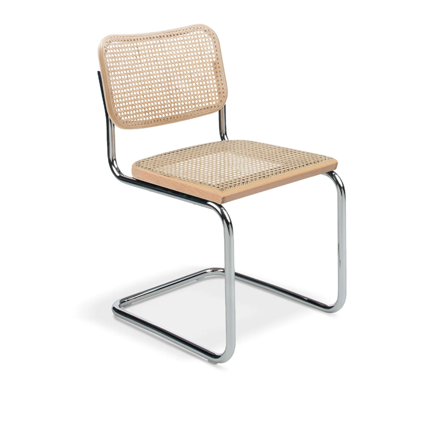 Knoll - Cesca Chair, Light Beech - Matstolar - Marcel Breuer - Beige - Metall/Trä